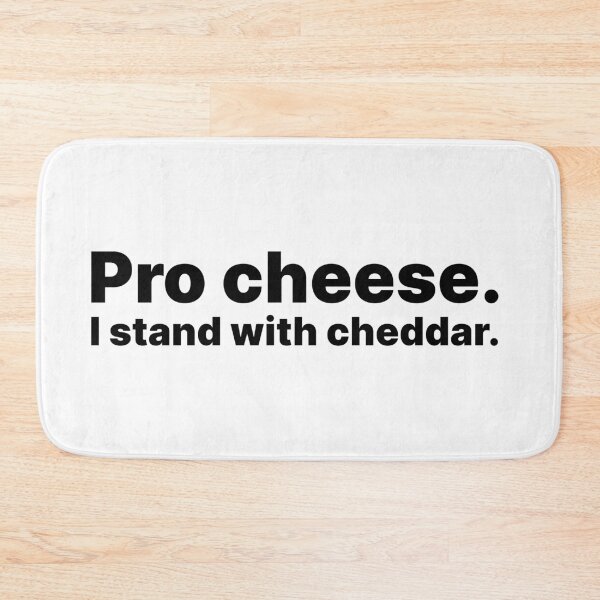 Item preview, Pro cheese. I stand with cheddar - black text designed and sold by ThingsOnTees.