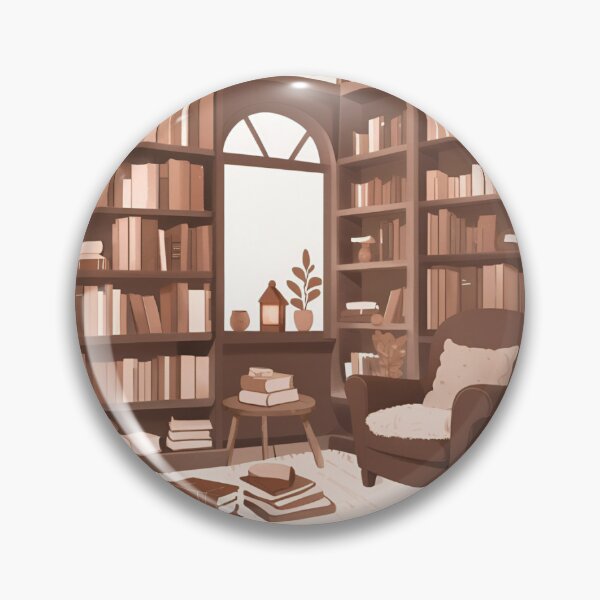 Item preview, Cozy Chocolate Brown Library designed and sold by Wildflowerfae.