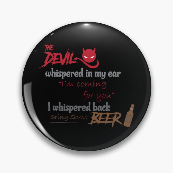 Item preview, The Devil Whispered in my ear designed and sold by jadaBees.
