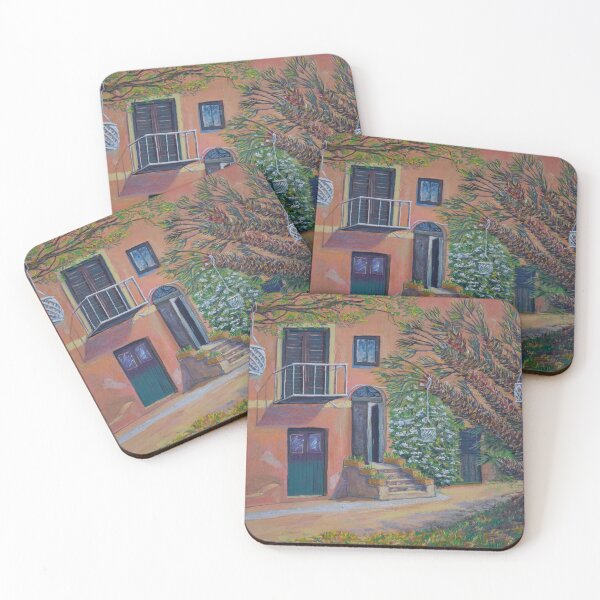 Item preview, Oil painting - Vacation House in Sicily 40 x 50 cm ( 16" x 20" ) designed and sold by Igor Pozdnyakov.