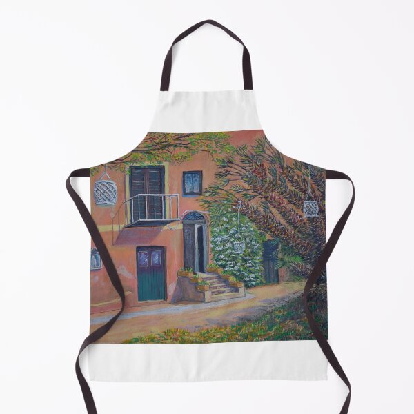 Item preview, Oil painting - Vacation House in Sicily 40 x 50 cm ( 16" x 20" ) designed and sold by Igor Pozdnyakov.