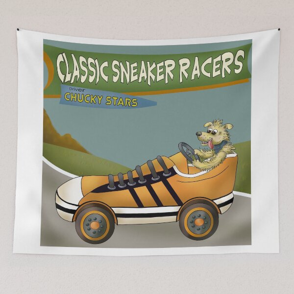 Item preview, Classic Sneaker Racers Team - Driver Chucky Stars designed and sold by maricablue.