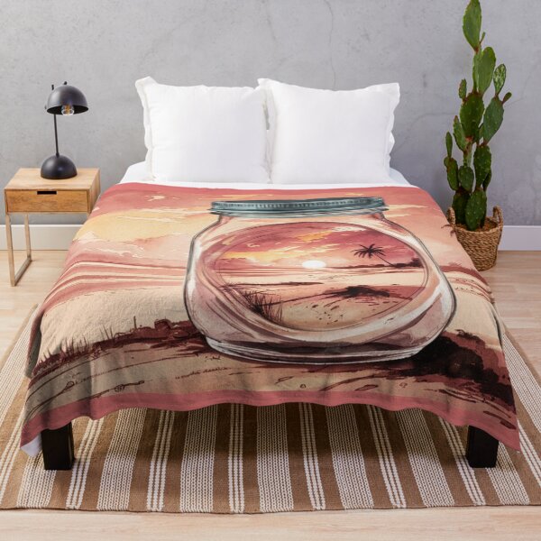 Item preview, Vintage Beach Landscape Trapped in Glass designed and sold by CosmicFreedom9.