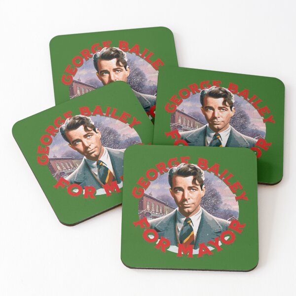Item preview, George Bailey For Mayor designed and sold by LevelUpTeeCo.