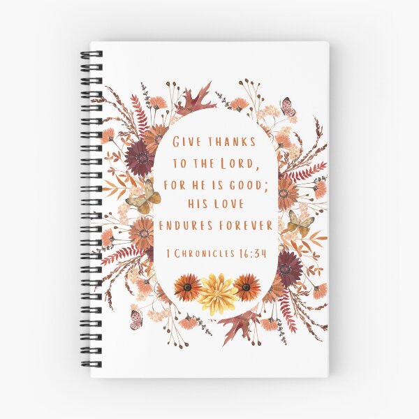 Item preview, "Give Thanks to the Lord" 1 Chronicles 16:34 Bible Verse Design designed and sold by smarteedesigns.
