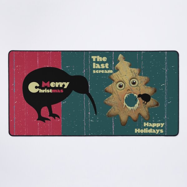 Item preview, Christmas. New Zealand. Gingerbread. Merry, Kiwi Christmas. Scream. Memes. designed and sold by bekksa.
