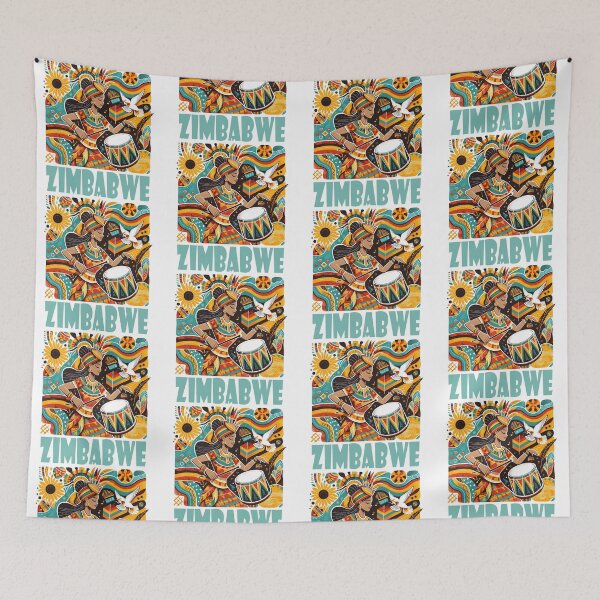 Item preview, Zimbabwe designed and sold by Red-forever.
