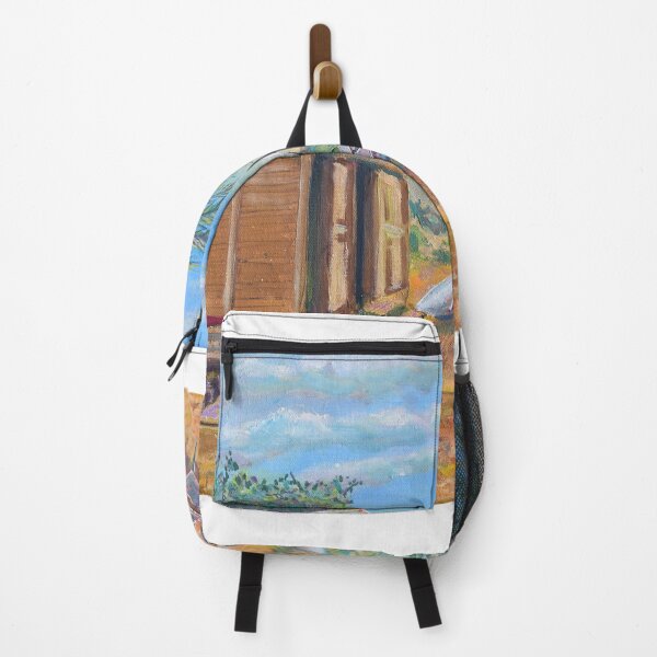 Item preview, Oil Painting - Beach Shed with Catamaran 40 x 30 cm designed and sold by Igor Pozdnyakov.