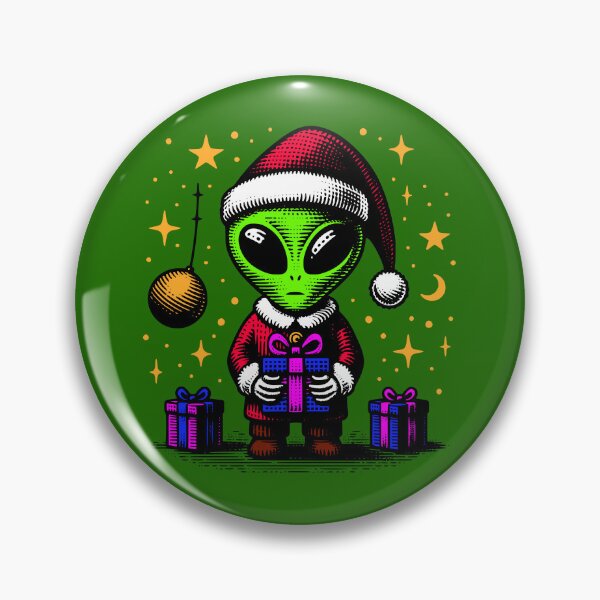 Item preview, Santa Alien designed and sold by roswellboutique.