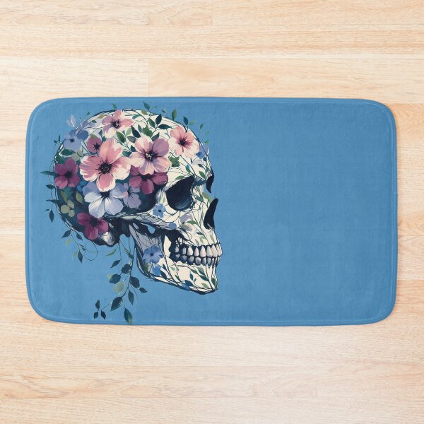 Item preview, Floral Skull: Beauty Meets Darkness designed and sold by Slick-Waffles.