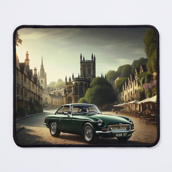Item preview, "Timeless Elegance: The MGB GT in a Classic English Village" designed and sold by philpace.