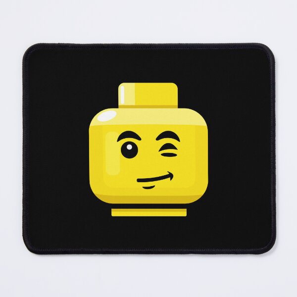 Item preview, Brick Toy Head Yellow Funny Face designed and sold by Kubala Designs.