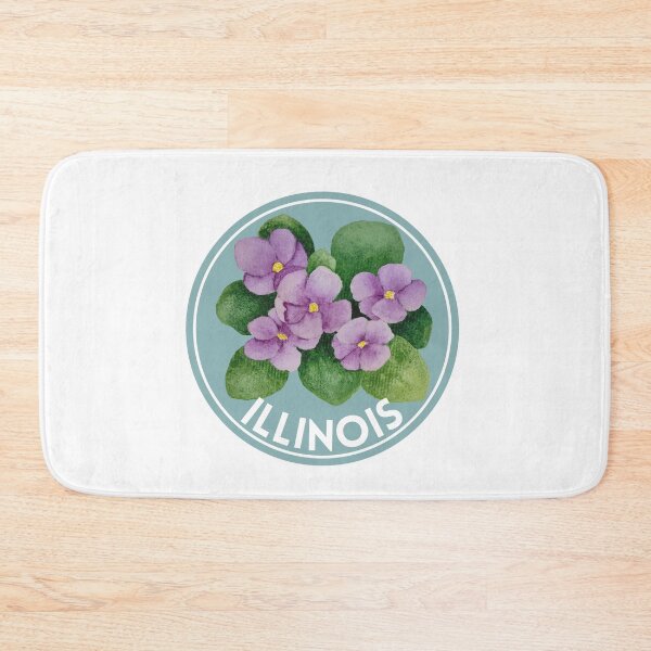 Artikelvorschau, Illinois State Flower Violet Klassisches T-Shirt Aufkleber entworfen und verkauft von ThinkNature!.