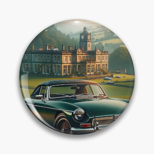 Item preview, "Heritage on Wheels: The MGB GT at an English Manor" designed and sold by philpace.
