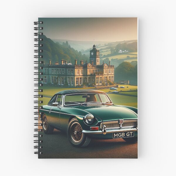 Item preview, "Heritage on Wheels: The MGB GT at an English Manor" designed and sold by philpace.