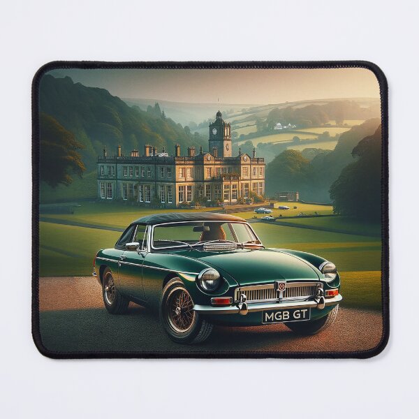 Item preview, "Heritage on Wheels: The MGB GT at an English Manor" designed and sold by philpace.