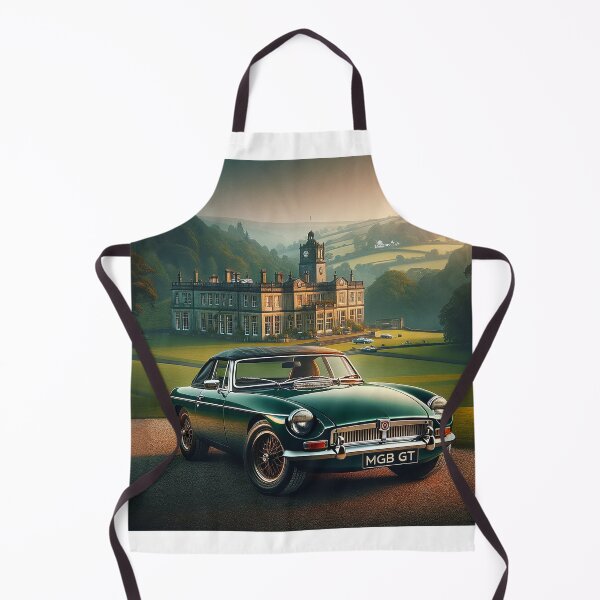 Item preview, "Heritage on Wheels: The MGB GT at an English Manor" designed and sold by philpace.