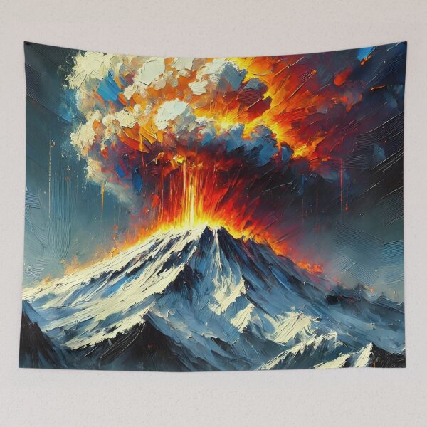 Item preview, Eruption of Power: Abstract Volcanic Explosion designed and sold by CyberPeakZ.