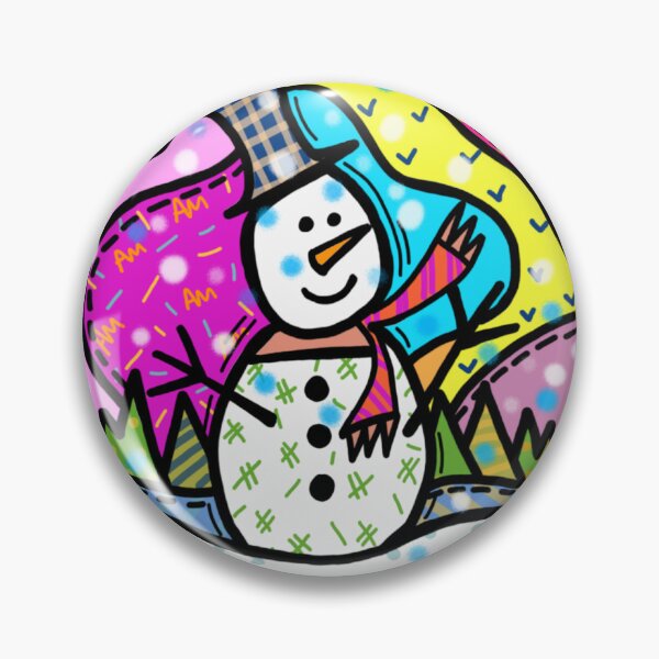 Item preview, BRIGHT SNOWMAN designed and sold by amejia83.