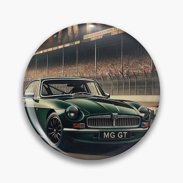 Item preview, "Legends of the Track: The MGB GT Among Racing Giants" designed and sold by philpace.