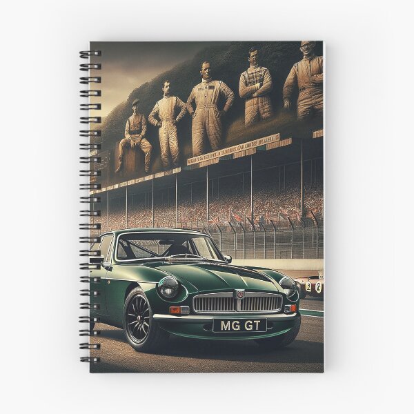 Item preview, "Legends of the Track: The MGB GT Among Racing Giants" designed and sold by philpace.