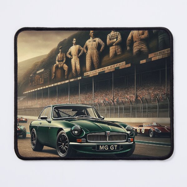 Item preview, "Legends of the Track: The MGB GT Among Racing Giants" designed and sold by philpace.