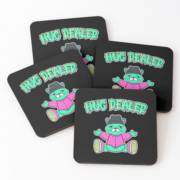 Item preview, HUG DEALER - Funny Edgy Urban Cat with Graffiti Letters designed and sold by Darling DeDe.