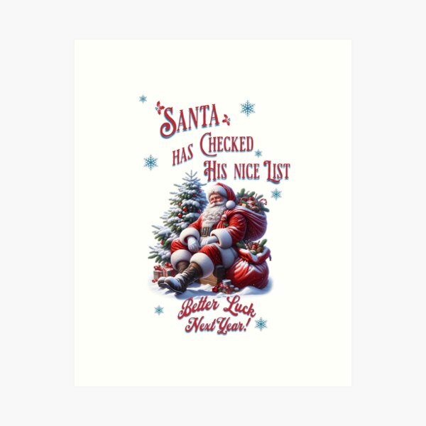 Item preview, Santa's List designed and sold by CammiesShop.