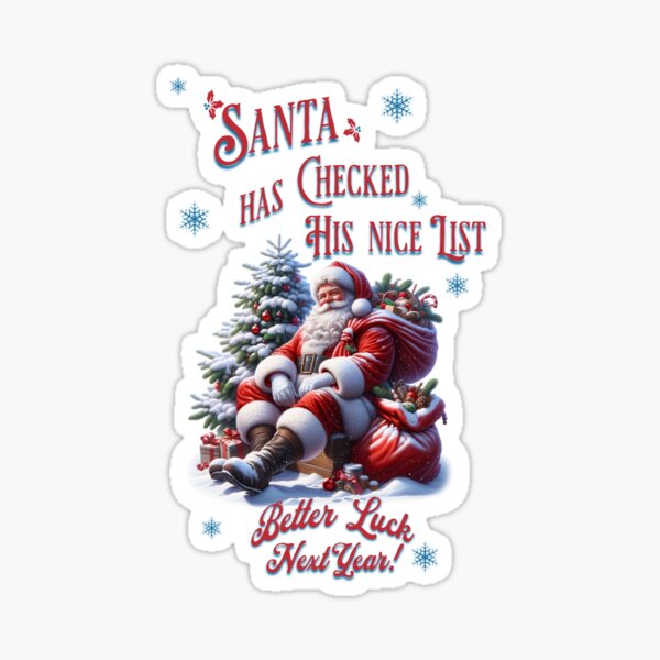 Item preview, Santa's List designed and sold by CammiesShop.
