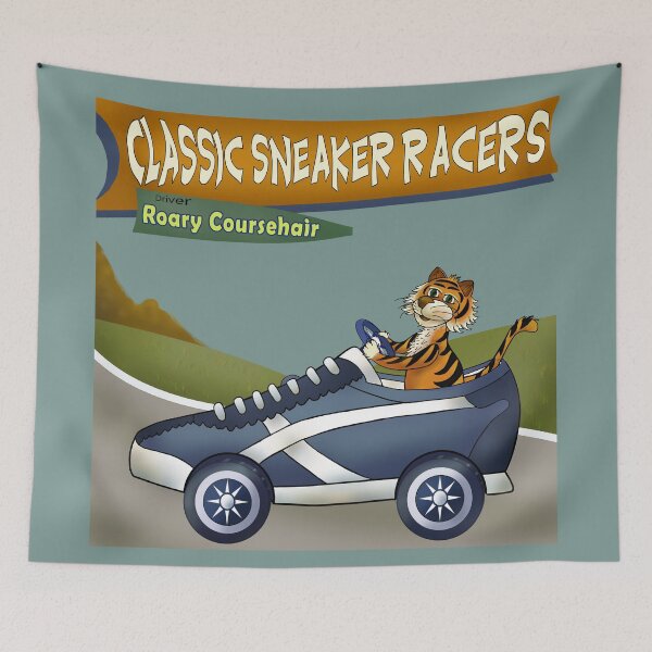 Item preview, Classic Sneaker Racer Team - Driver Roary Coursehair designed and sold by maricablue.