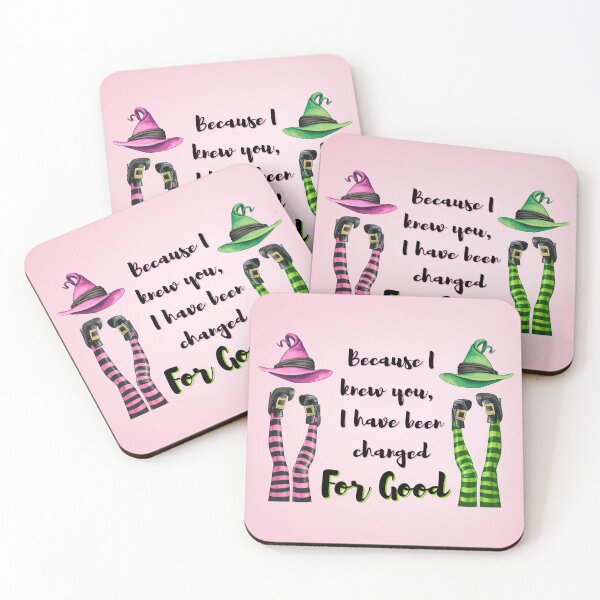 Item preview, Wicked For Good Lyrics Witch Hats and Legs designed and sold by ModernintheMix.