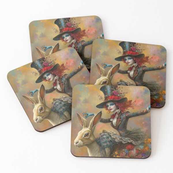 Item preview, The Mad Hatter's Escape from the Perpetual Tea Party designed and sold by Rebecka Eggers.