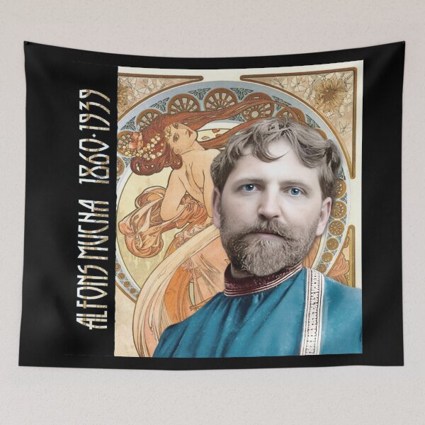 Item preview, Alfons Mucha "Die Vier Künste - Tanz" | Wiener Überraschung designed and sold by wnrbrrschng.