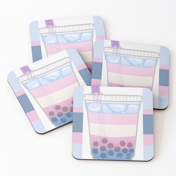 Item preview, Transgender Boba Tea LQBTQ+ art designed and sold by SimplyPsycho.