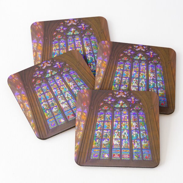 Item preview, Stained Glass Window in St. Vitus Cathedral, Prague, Czech Republic designed and sold by Catherine Sherman.