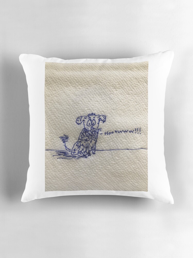 Thumbnail 3 of 4, Pillow, A dog named Frank designed and sold by gearasaurus.