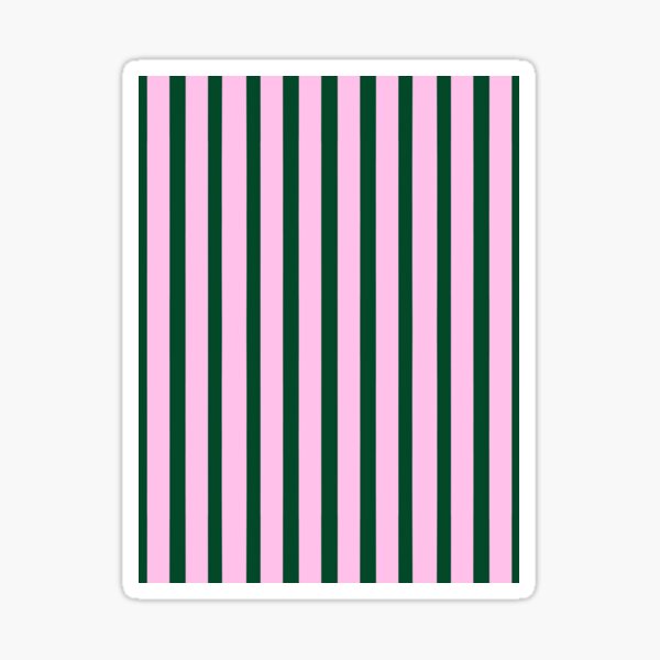 Aperçu de l'œuvre Motif à rayures roses et vertes créée et vendue par OneThreeSix.