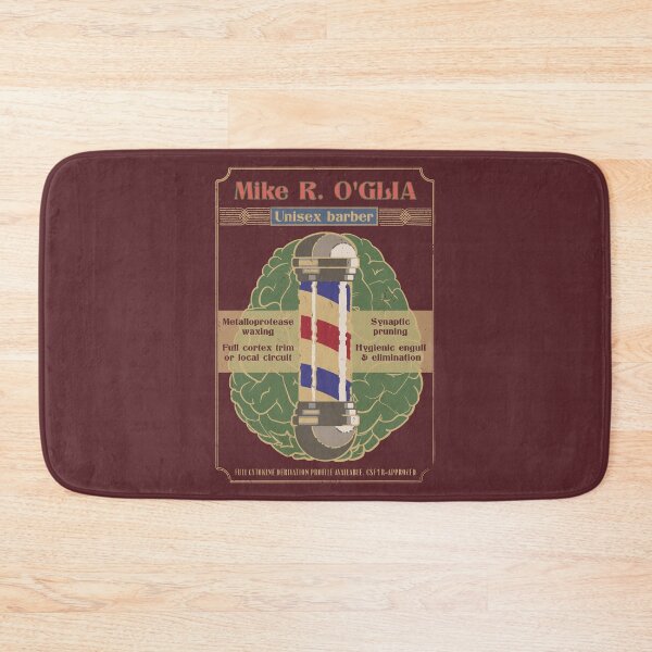 Item preview, Microglia barber poster designed and sold by John Chilton.