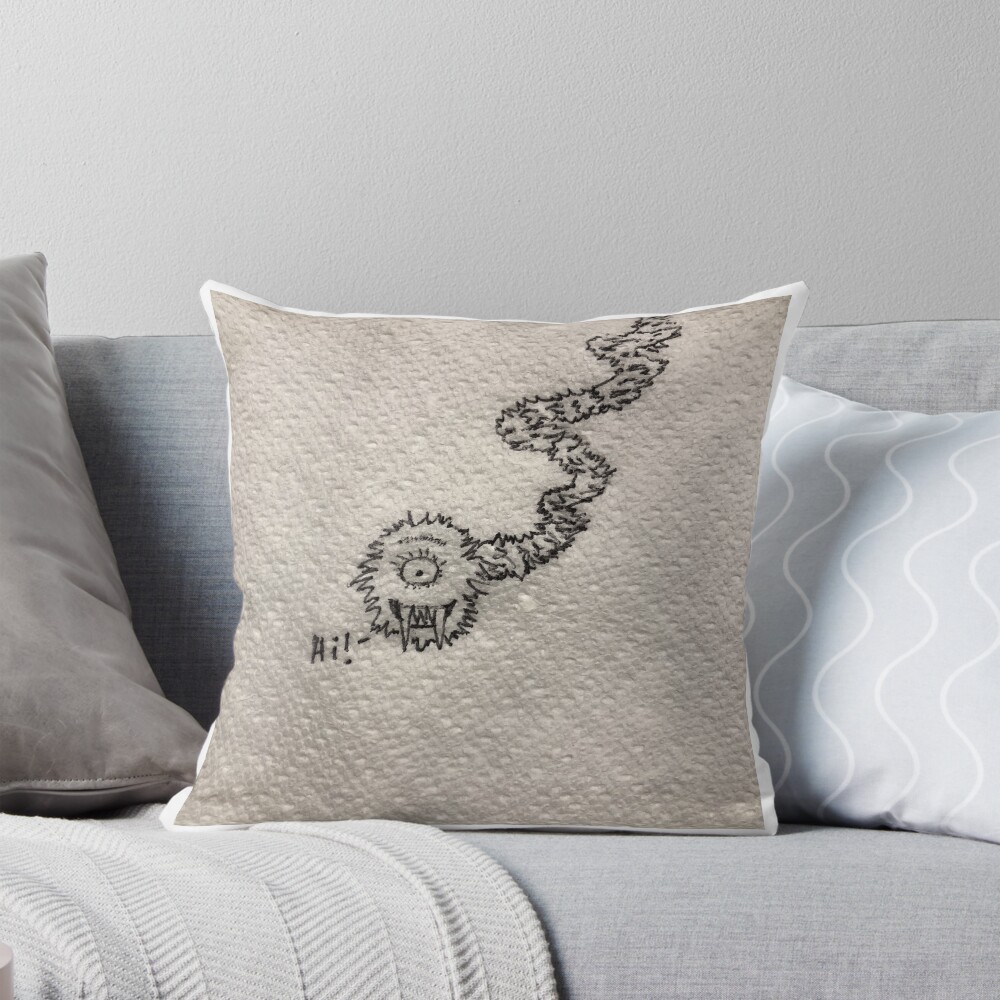 Item preview, Throw Pillow designed and sold by gearasaurus.