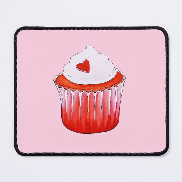 Item preview, Red Heart Cupcake Christmas Holiday  designed and sold by JeysArtDesign.