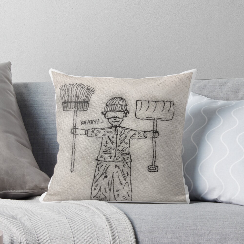 Item preview, Throw Pillow designed and sold by gearasaurus.