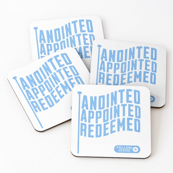 Item preview, Christian Design Anointed Appointed Redeemed Social Media Follow Jesus Button Funny designed and sold by TheKingdomAttic.