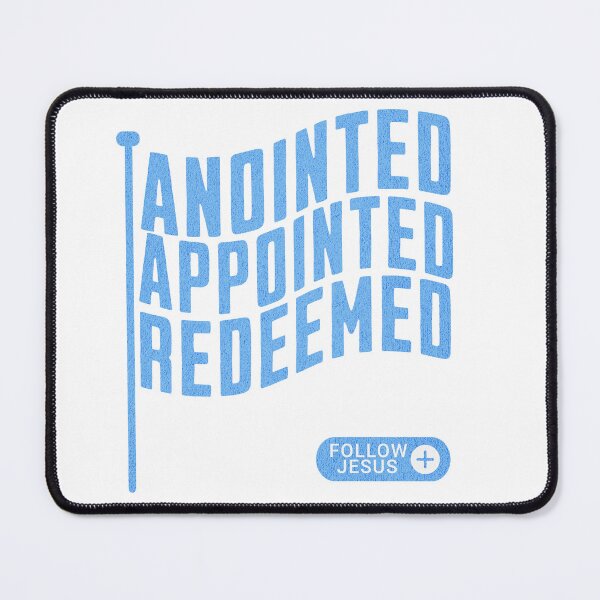 Item preview, Christian Design Anointed Appointed Redeemed Social Media Follow Jesus Button Funny designed and sold by TheKingdomAttic.