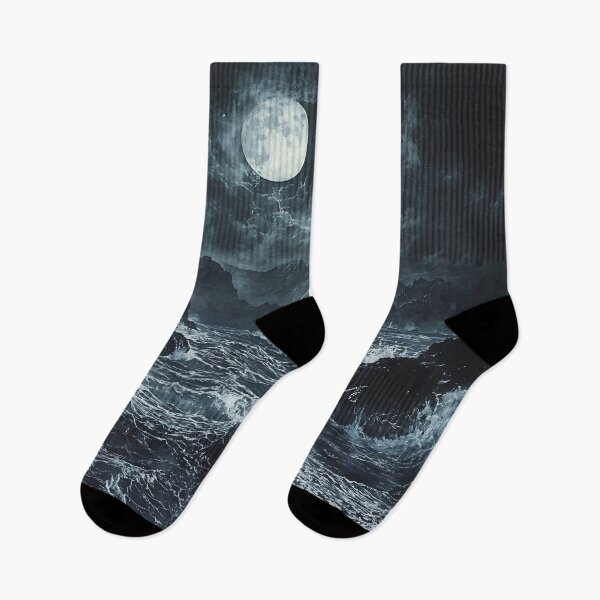 Item preview, Moonlit Tempest: A Dance of Waves and Shadows designed and sold by oanaunciuleanu.
