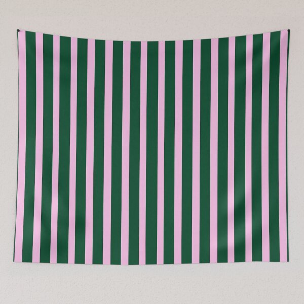 Item preview, Green and Pink Stripes Pattern designed and sold by OneThreeSix.