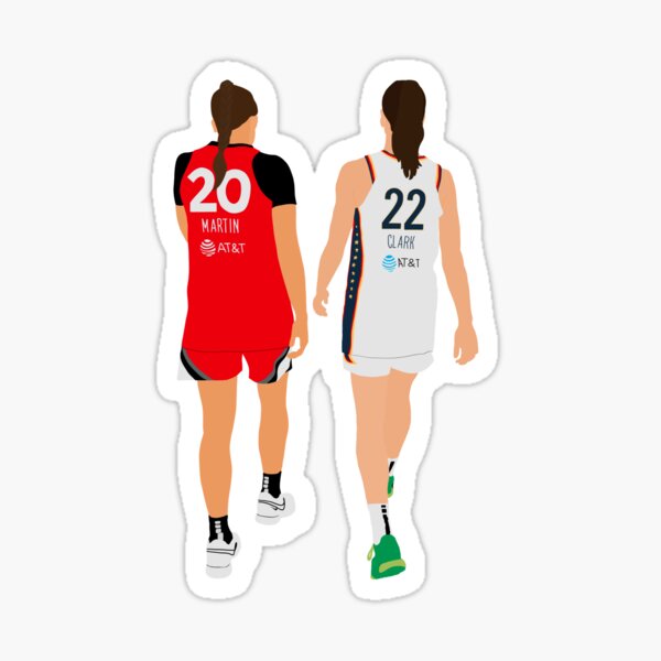 Aperçu de l'œuvre Kate Martin et Caitlin Clark créée et vendue par Woso17.