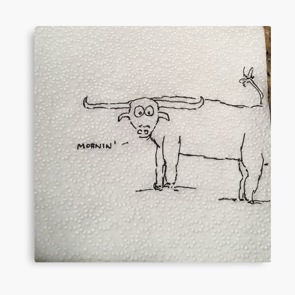 A bull named Henson Canvas Print