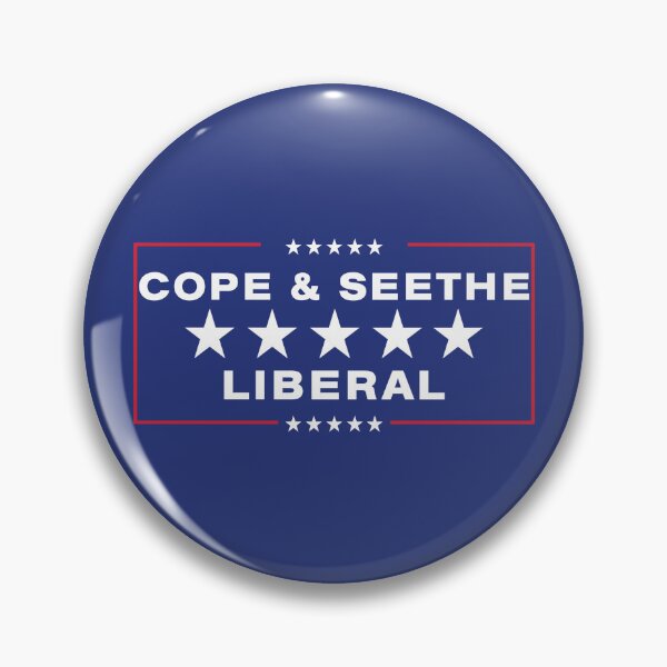 Item preview, Cope and seethe liberal political Trump republican meme designed and sold by Captain-Jackson.