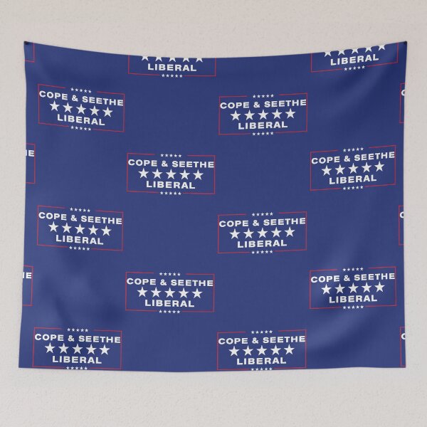 Item preview, Cope and seethe liberal political Trump republican meme designed and sold by Captain-Jackson.