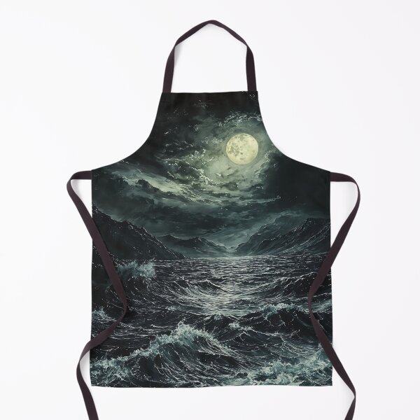 Item preview, Moonlit Tempest: A Dance of Waves and Shadows designed and sold by oanaunciuleanu.